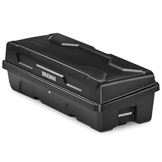 Yakima Hard Shell Cargo Box, Vehicle Rooftop Travel & Storage Gear Case, Carrier for Cartop or Truck Bed, 10 Cubic Feet, DeepSpace 10, Black