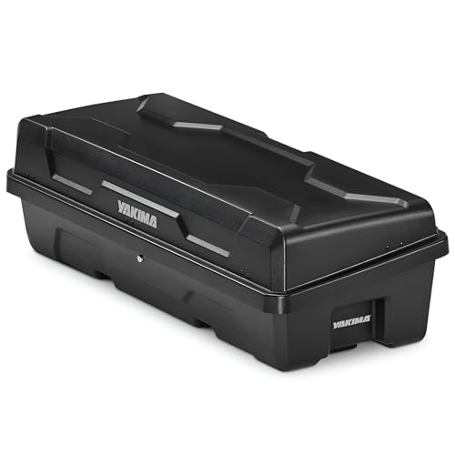 Yakima Hard Shell Cargo Box, Vehicle Rooftop Travel & Storage Gear Case, Carrier for Cartop or Truck Bed, 10 Cubic Feet, DeepSpace 10, Black