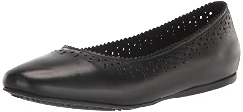SoftWalk Women's Flats, Black, 8 Narrow