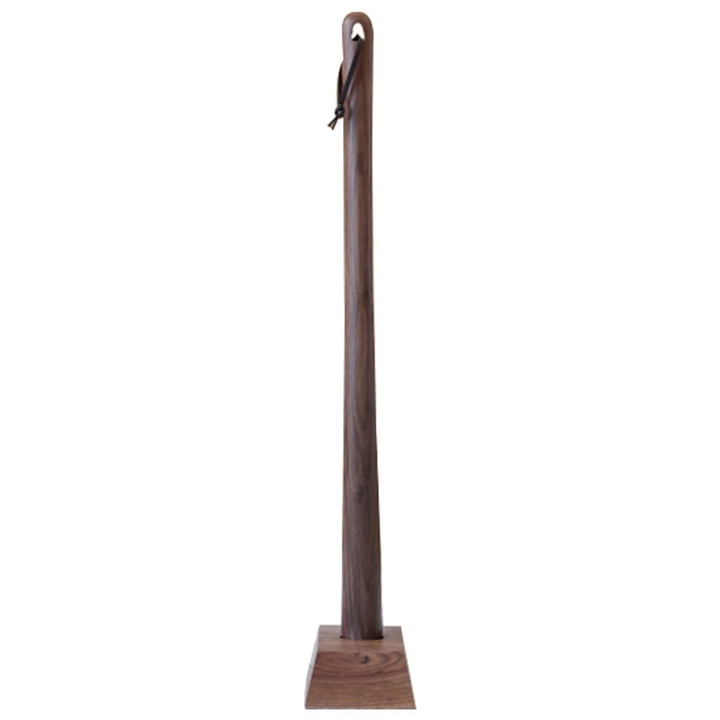 Calzador Calzador De Zapatos Largo Madera Calzador De Madera De Haya Estilo Japonés, Cuchara De Zapatos De Nogal Negro Duradero, Zapatero con Base Estable, Varios Tamaños