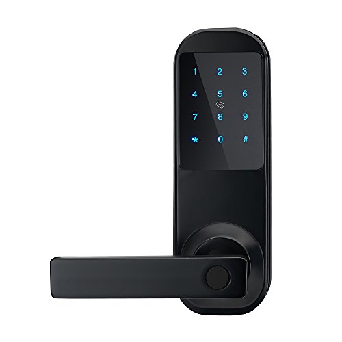 HAIFUAN Security Digital Keyless Code Door Lock, Unlock with Code Card and Key(HFAM10-L) (ORB)