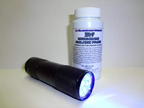 XR7 Bio Contamination Powder with 9 led Black Light