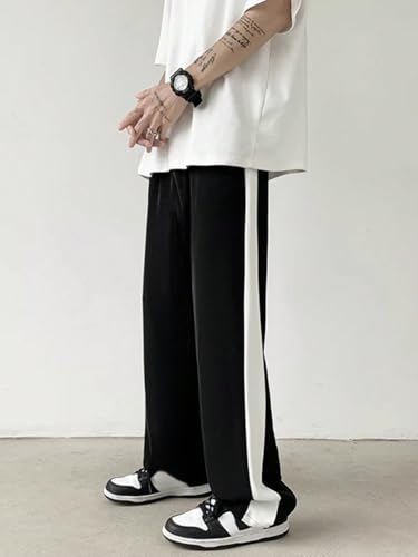 Image of dockstreet Men's /Unisex || Open Bottom || Stretchable || Drawstring Bottom Drawstring Pure Cotton Stretchable Baggy Jogger Pants