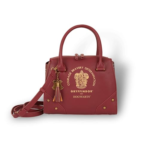 Image of Harry Potter Gryffindor Plaid Top Handbag - Burgandy