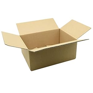 Vouwdozen Verzenddozen Vouwdozen Kartonnen Kartonnen Kartonnen Vouwdoos Verzenddozen (6 stuks, bruin, 200x150x90mm)