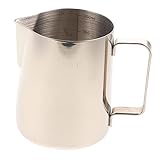 LAPYAPPE Multifunktionaler Edelstahlmilchkrug Mit Robuster Schaumkrug Für Latte Art Für Haushalt Und Gastronomie Aus Rostfreiem Leicht Zu Reinigen
