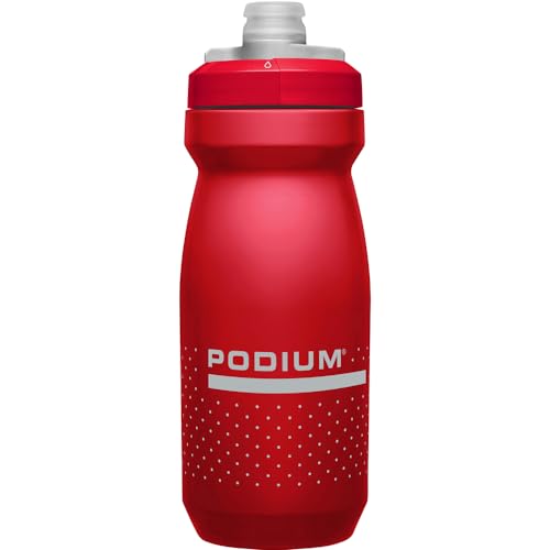 CamelBak Podium Bike Squeeze Water Bottle Red, 21oz