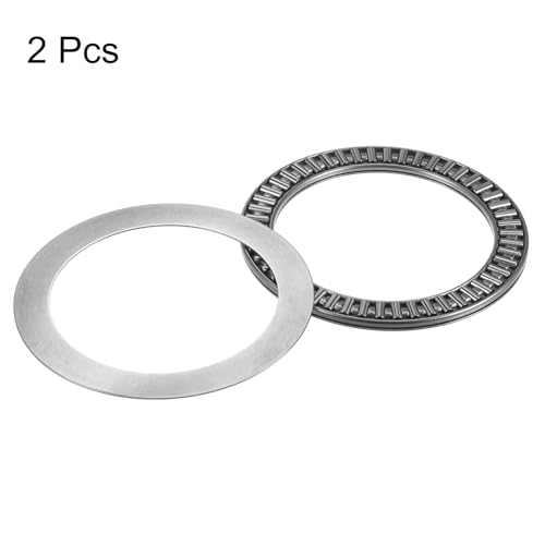 QUARKZMAN AXK90120 Axial Nadelrollenlager mit Unterlegscheiben 90mm Bohrung 120mm AD 4mm Dicke 2Stk