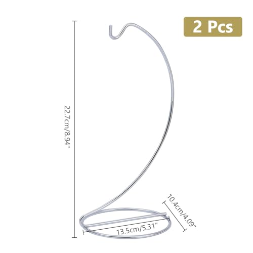 Support de décoration en verre argenté pour terrarium et maison - 3