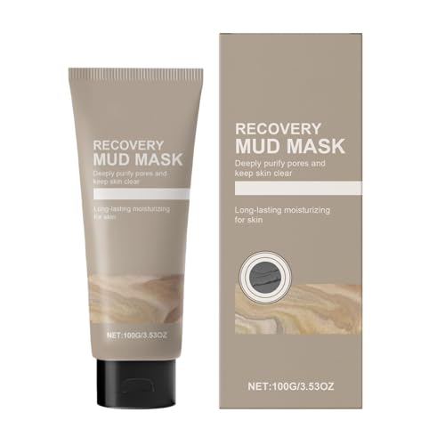 Mascarilla de barro de recuperación, mascarilla de barro de alivio, mascarilla de barro clarificante, cubierta corporal de arcilla de barro de alivio hidratante, mascarilla de lavado facial de arcilla
