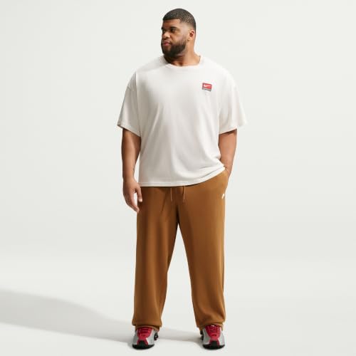 Nike Men's Sportswear Club Fleece Bungee Pants, Ale Brown/Ale Brown/White, Medium by Nike - Used condition - Image 6