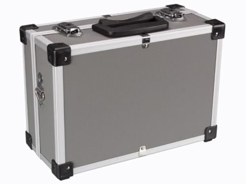 Perel Mallette de rangement Aluminium 320x230x155 mm