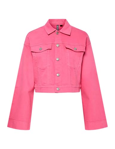 Veste en denim femme PIECES Pcsvala vêtement intemporel en toile de coton