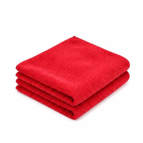Image of Ralli Wolf RMC 4060 Pack of 2 Microfiber Cleaning Cloth 40x60 cm, 350 GSM Highly Absorbent Multi Purpose Microfiber Towel for Car Cleaning, Home, Kitchen and Industrial Surface Wiping