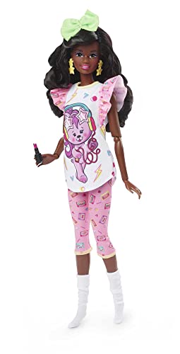 Muñeca Barbie Rewind con accesorios y outfit años 80 miniatura 4