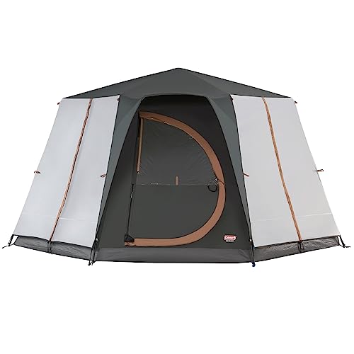 Coleman 2176828 Octagon Zelt with großen Fenstern, with 360° Rundumblick