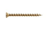 PAM Fastening Technology WCYZ8212F Yellow Zinc Coarse Thread Collated 8 x 2-1/2-Inch Screw, 1000 Screws per Box