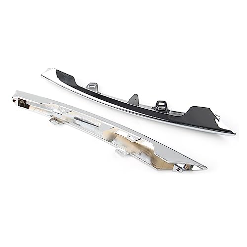 Spoiler de calandre latérale feux anti-brouillard avec insert chrome