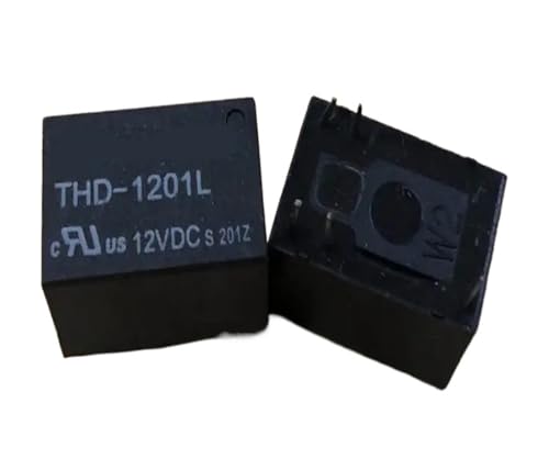 Relé electromagnético THD-1201L 12V interruptor de 5 pines para placas PCB