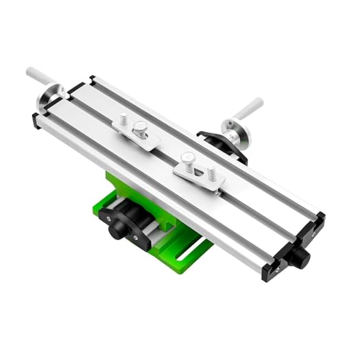 Lathe Machine and Milling Worktable, Compound Drilling Slide Table for Mini Drills and Electric Drill Holders, Ideal for Threading and Turning Applications