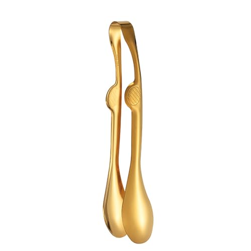 Pince de cuisine en acier inoxydable – Pince alimentaire polyvalente pour la cuisson et le service – Outil de boulangerie durable et facile à nettoyer – Option de couleur unique 26 x 4,5 cm