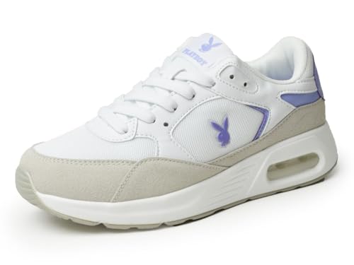 [Playboy] [vC{[C] Xj[J[ fB[X V[Y X|[cXj[J[ y y  h JWA fB[XV[Y [Jbg  C vpb802 White/Parple 24.5cm