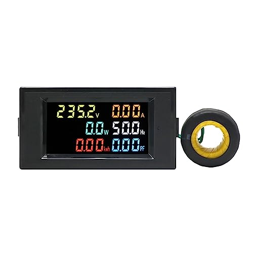 Voltmètre Ampèremètre KWH Panneau Compteur Consommation Électrique Numérique AC 40-300V 100A