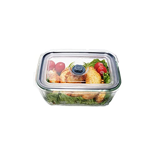 JINGYAN Bento Box Scatola di immagazzinaggio alimentari in vetro per la famiglia, può contenere frutta, verdura, ecc. Per conservazione