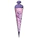 Produktbild ROTH Schultüte groß Purple Unicorn - 70 cm - rund Rot(h)-Spitze Filzverschluss - Zuckertüte Einhorn Schulanfang