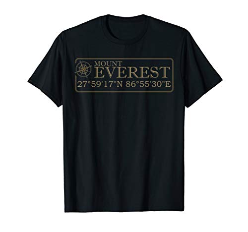 Mount Everest Gift For Men Women Mt Everest Mountaineering T-Shirt