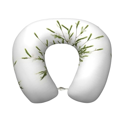 Almohada U Ergonomica de Fibra de Poliéster Negra miniatura 1