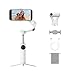 Insta360 Flow 2 Pro AI Tracker Bundle White - Industry-First AI Phone Gimbal with Apple DockKit, Pioneering 360º Pan Tracking, Free Tilt, Built-in Tripod/Selfie Stick, Portable Vlog/Travel Stabilizer