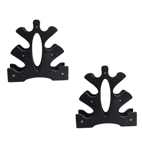 2Pcs Compact Dumbbell Storage Rack Durable Dumbbell Holder for Fitness Supplies Non Skid Design Space Saving Dumbbell Display Stand