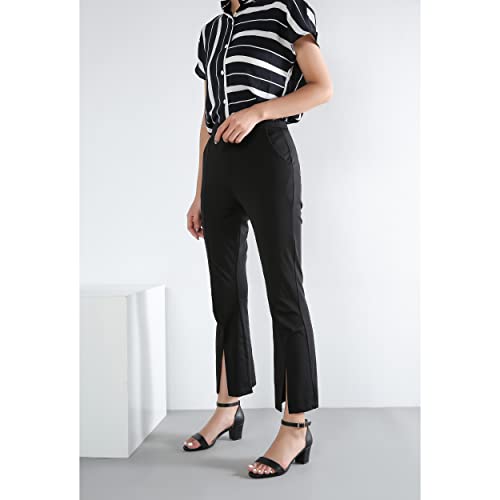 Eugisy Women's Open Toe Ankle Strap Low Block Chunky Heels Sandals Summer Dress Daily Party Wedding Shoes Black Matte 44-10.5Us #TOP5