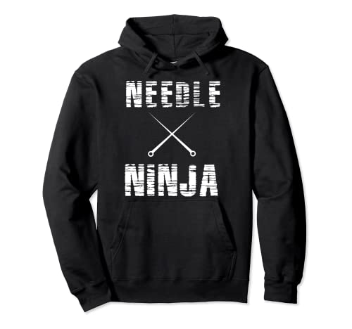 Needle Ninja | Divertido regalo acupunturista chino Sudadera con Capucha