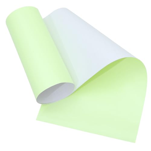 Hemobllo Pegatina Adhesiva Fluorescente para Coches y Manualidades, Vinilo Fotoluminiscente para Señalización y Decoración Personalizable