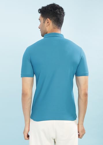 Image of Force NXT Polo Neck T-Shirt for Men Pack of 1 | Regular Fit T-Shirt for Men | Premium Super Combed Rich Cotton Polo Shirt | Men's Ultra Soft Half Sleeve T-Shirt