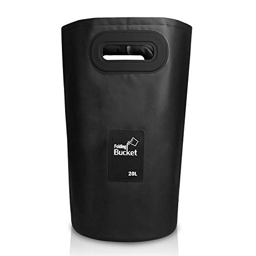 20L Folding Bucket Outdoor Waterproof Pouch Dry Bag Large ty Dry Sack Lightweight Camping Gear Bag Portable Bucket Bag Water Carrier Storage Wash Bin for Camping Picnic Car Washing Fishing