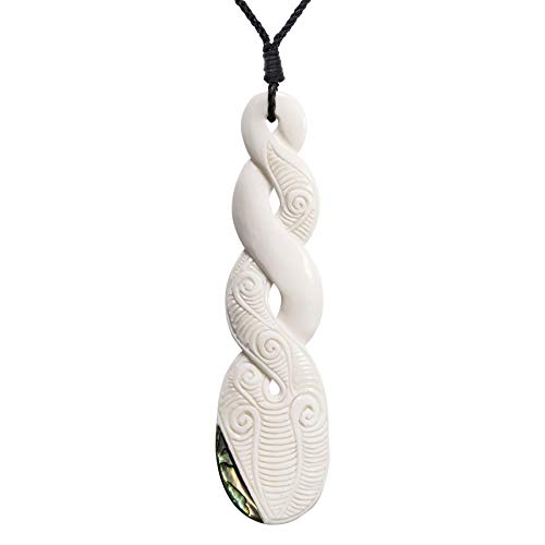 81stgeneration women's men's huge hand carved bone maor…