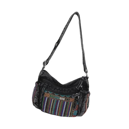 Imagen de Snorvixre Jean Bolso de hombro para mujer, vaquero