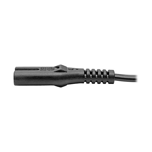 Tripp Lite C7 to Schuko, European Computer Power Cord - 2.5A, 250V, 18 AWG, 6 ft. (1.8 M), Black by TRIPP LITE - Image 2