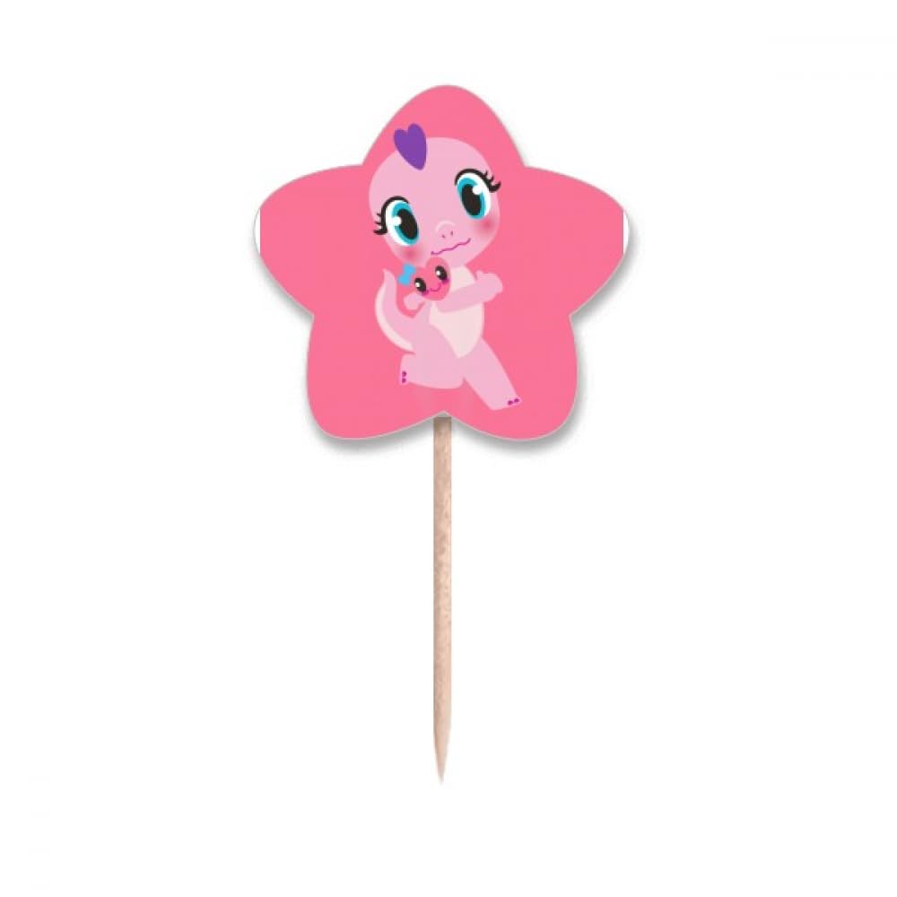 Cupcake picks dinosaure et drapeaux étoiles cure-dents de décoration