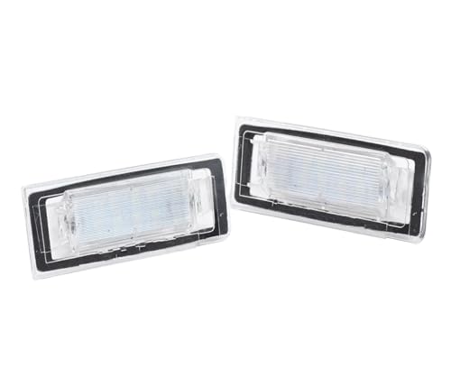 Luz de placa matrícula LED blanca para TT 8N acabado elegante y resistencia trasera
