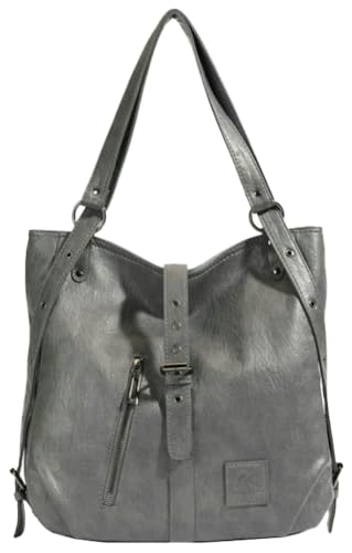 2025 Trendy Retro Large Capacity Backpack Women’s PU Leather Convertible Shoulder Bag Travel Bag for Fall Winter