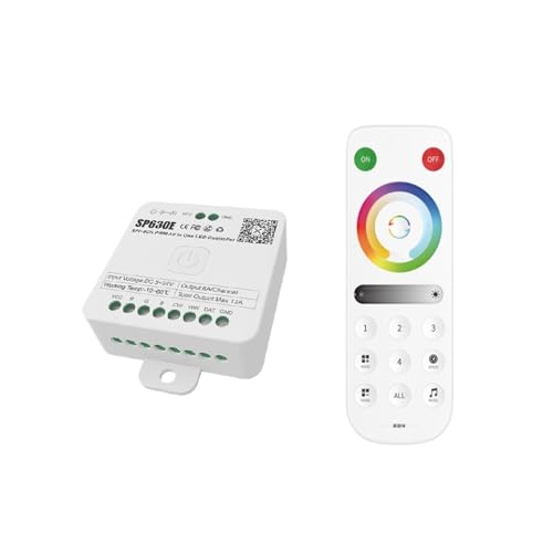 Controlador de tiras LED WS2811 y FCOB de 5 canales con gestion de pixel SPI inteligente 2