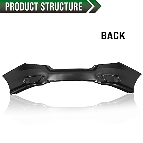 Grand Orange Primed Rear Bumper Cover Compatible With 2016 2017 2018 2019 2020 Honda Civic Sedan Black Rear Bumper 04715Tbaa00Zz Ho1100296 #TOP1