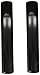 Caravan Small Gallia Bar Barrettes In Black Or Colors Pair