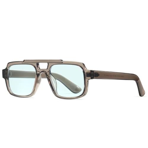 Lunettes de soleil punk à double pont pour festival et look rétro urbain