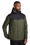 Mountain Warehouse Torrent Mens Waterproof Rain Jacket - Waterproof & Lightweight Raincoat with Taped Seams, Zipped Pockets - Spring Summer Travelling & Outdoors Khaki M
