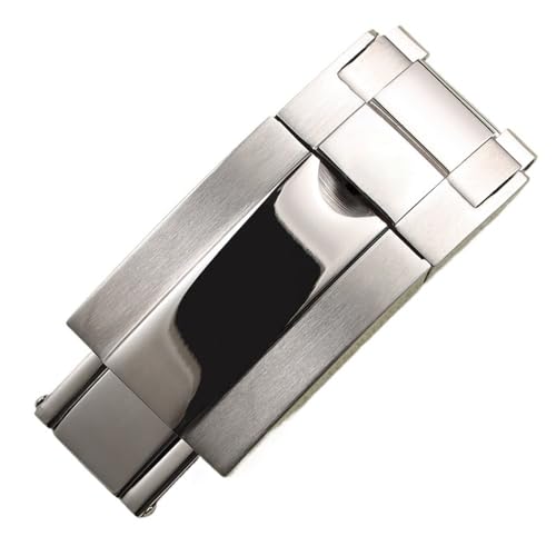 Adtrykfg 9x16mm ���^���E�H�b�`�o���h �N���X�v �����b�N�X �f�C�g�i �T�u�}���[�i�[ GMT ���b�g�}�X�^�[�p �X�e�����X�X�`�[�� ���߉\�ȃ{�^���o�b�N��, �V���o�[, With logo